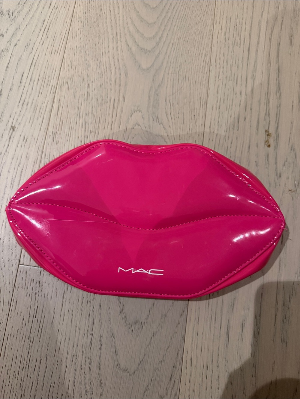 MAC Cosmetics Bright Hot Pink Lip-Shaped Card & Key Holder